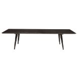 A Paul McCobb for the Planner Group by Winchendon black lacquer wood coffee table
