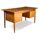 A Danish Modern Gunnar Tibergaard teak desk