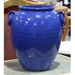 American hand thrown art pottery vase