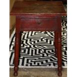 American Primitive work table circa 1840