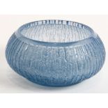 A Daum Nancy textured bulbous vase