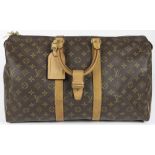 A Louis Vuitton Keepall travel bag
