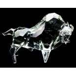 A Licio Zanetti Vetri for Murano art glass model of a bull