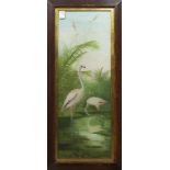 Paintings, Flamingos and Herons