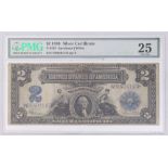 United States $2 1899 Silver Certificate