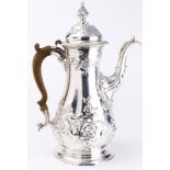 A George III sterling coffee pot