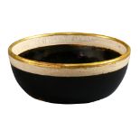 A cizhou style white-rimmed black-glazed Washer