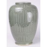 A Chinese longquan style celadon Jar