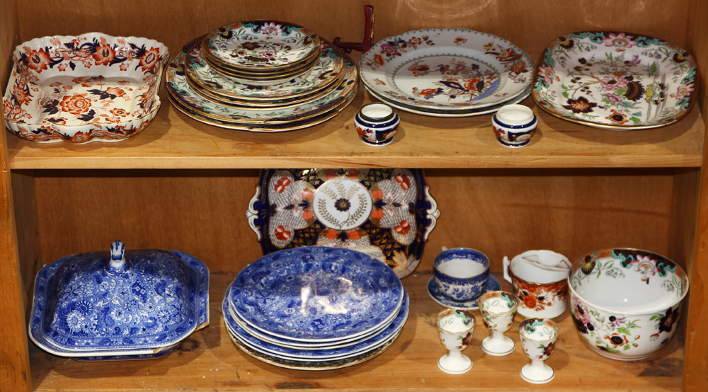 Collection of china including George Brewers - Picciola & Royal Crown Derby