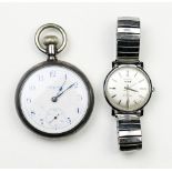 (Lot of 2) Metal watches