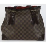 Louis Vuitton Hampstead shoulder bag, GM, executed in brown Damier Ebene Coated Canvas, 43 x 28 x 17