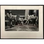 Arthur Grace (American, Contemporary), Untitled (Asian Family Seated on Bench), 1987, gelatin silver