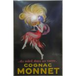 Leonetto Cappiello (French, 1875?1942), "Cognac Monnet," 1927, color lithograph, stone signed and