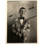 Jim Marshall (American, 1936-2010), "Hank Snow (1972)," 1998, gelatin silver print, signed and dated
