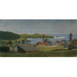 Charles Griffin Farr (American, 1908-1997), "Mendocino," circa 1954, pastel on paper, signed lower