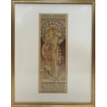 Alphonse Mucha (Czech, 1860?1939), "La Samaratine' 1899, color lithograph, published by Maitre del'