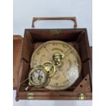 A small English orrery circa 1800, with printed label, "designed for the NEW PORTABLE ORRERY by W.