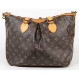 Louis Vuitton Palermo shoulder bag, PM, executed in brown Monogram Coated Canvas, 30 x 26 x 16cm