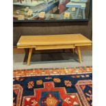 A group of Mid Century Conant Ball tables, including a tiered side table 23"h x 19"w x 21"d,