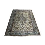 A Persian Esfahan carpet, 9'10" x 13'9"