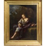 Continental School (17th/18th century), Mary Magdalene, oil on canvas, unsigned, canvas has been
