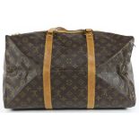Louis Vuitton Sac Souple handbag, 45cm, executed in brown Monogram Coated Canvas; together with