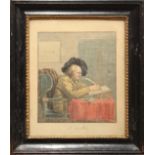 Abraham Van Stry (Dutch, 1753-1826), The Scholar, watercolor and pencil on wove paper, signed