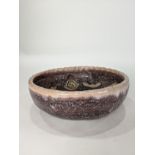 A Guido Gambone (Italian, 1909-1969) glazed stoneware bowl