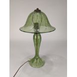 A Lundberg Studios art glass table lamp