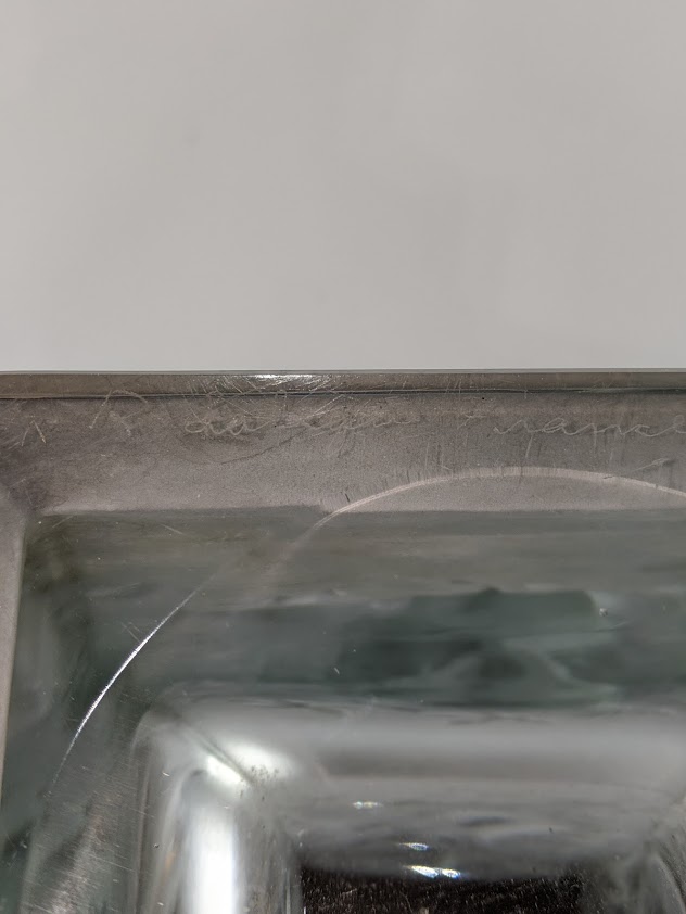 A French Art Deco frosted to clear tapered vase - Image 3 of 4