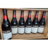 (lot of 6) 1978 Gaja Barbaresco, each 750ml