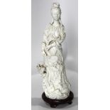 A Chinese Dehua Figure of Guanyin