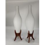 Pair of Danish Modern table lamps