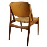 An Arne Vodder teak side chair