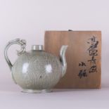A Korean Celadon Teapot