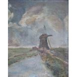 Painting, Windmill on the Marshes, 1914