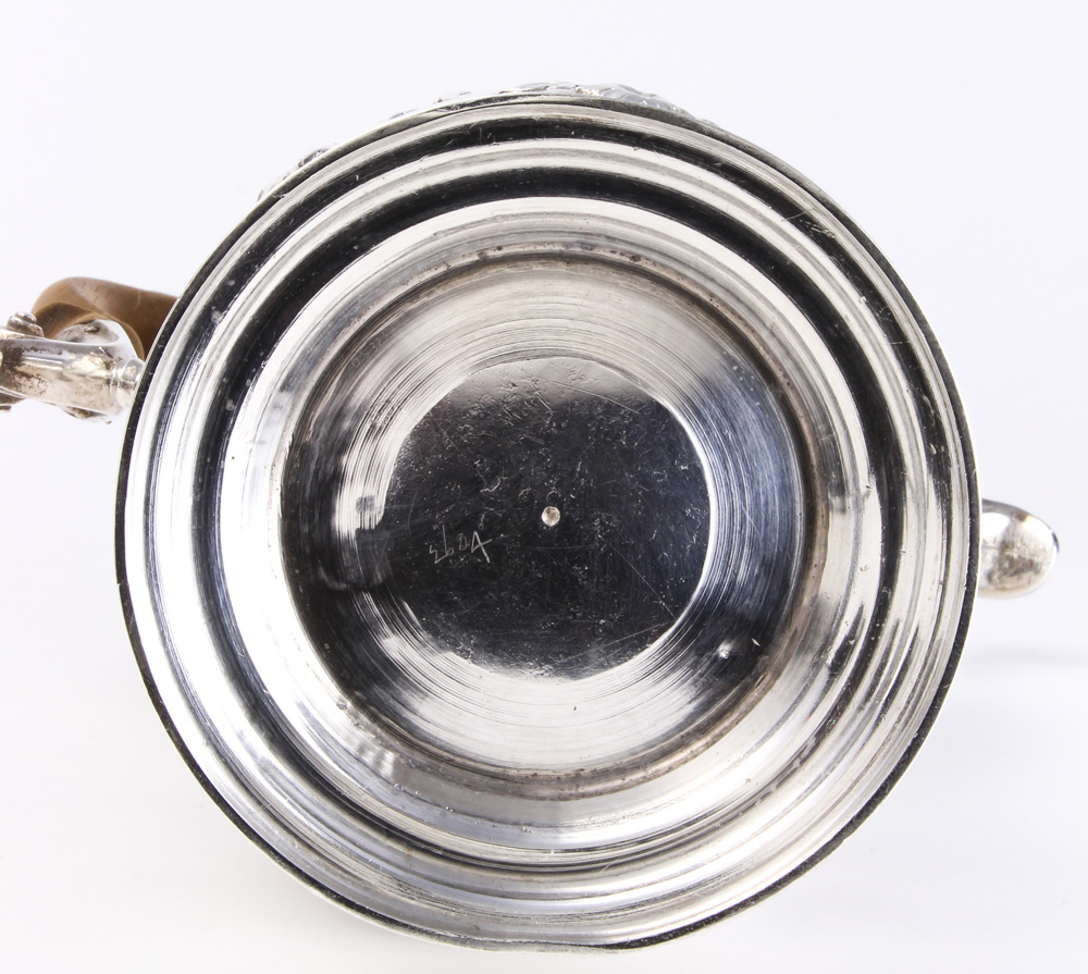 A George III sterling coffee pot - Image 11 of 12