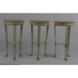 A group of custom hand made occasional tables in the Classical taste