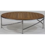 A Moderne oval occasional table