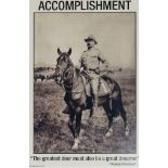 Poster, Accomplishment, Colonel Roosevelt of the Rough Riders