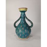 A Modern glazed earthenware vase