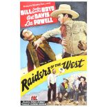 Vintage Poster, Raiders of the West