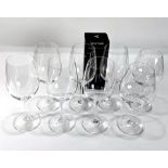 (Lot of 9) A Reidel crystal wine stem group