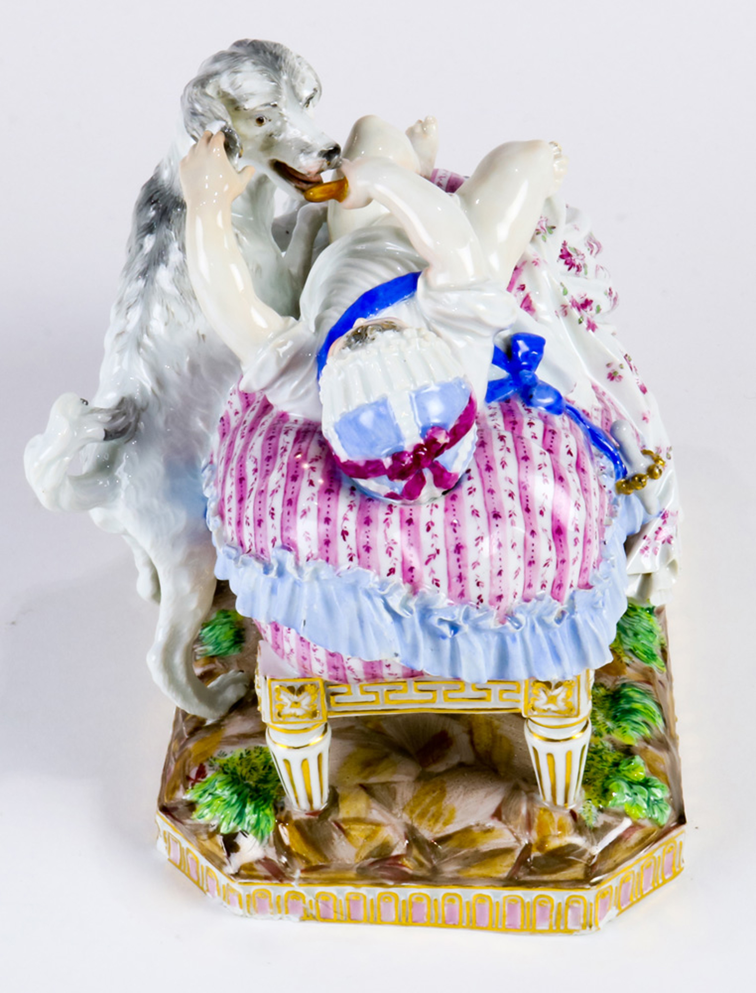 A Meissen porcelain group The Placidness of Childhood - Image 4 of 8