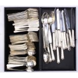 (lot of 80) A Fine Arts Processional sterling flatware service for 12