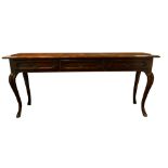 A French Provincial style marquetry decorated console table