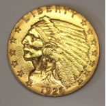U.S. Gold $2 1/2 quarter eagle 1926 "Indian Head"