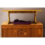 A Japanese Wooden Maki-e Gold Lacquer Book Desk