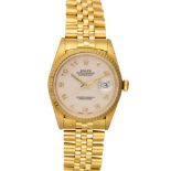 Rolex DateJust 18k yellow gold wristwatch REF: 16238
