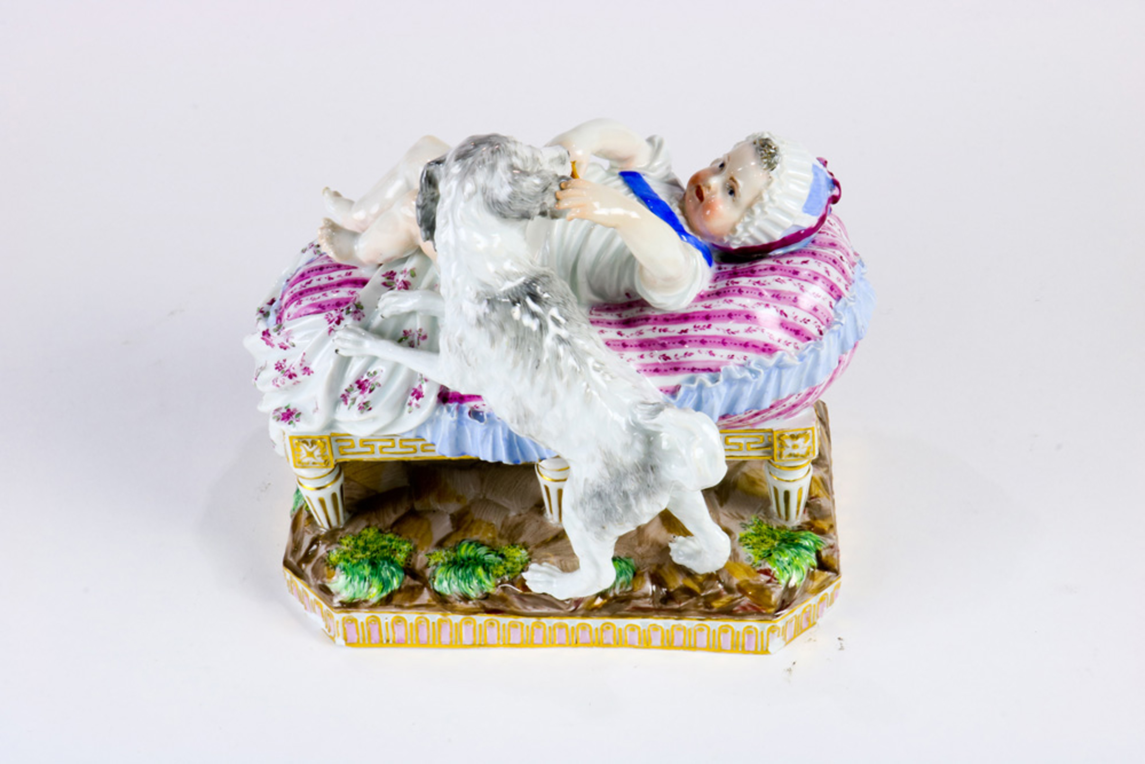 A Meissen porcelain group The Placidness of Childhood - Image 2 of 8